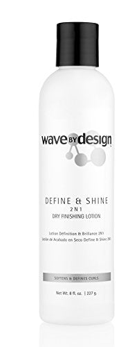 Design Essentials 2-N-1 Dry Finishing Lotion to Restore, Define & Revitalize Waves, Curls, and Texturized Styles -Wave By Design Collection, 8oz. - Duafe Beauty Collective