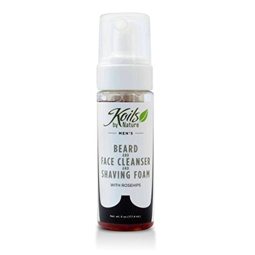 Koils by Nature Beard Face Cleanser Foam, 6 Fluid Ounce - Duafe Beauty Collective