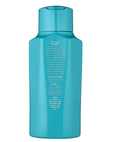TPH By Taraji Hustle & Co Co Wash Conditioner 12 Fl Oz! Infused with Shea Butter, Olive and Sage Oils! Ultra Creamy And Suds-Free Conditioning Cleanser! Moisturize, Condition and Cleanse Hair!
