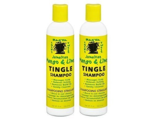 Jamaican Mango and Lime Tingle Shampoo 8 oz (Lot of 2) - Duafe Beauty Collective