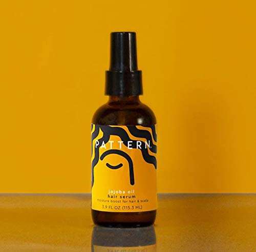 Pattern Jojoba Oil Hair Serum 3.9 Fl. Oz! Blend Of Safflower Oil, Jojoba Oil, Rosehip Oil, Olive Oil & Lavender Oil! Super Lightweight Jojoba Oil For Hair! Moisture Boost For Hair And Scalp!