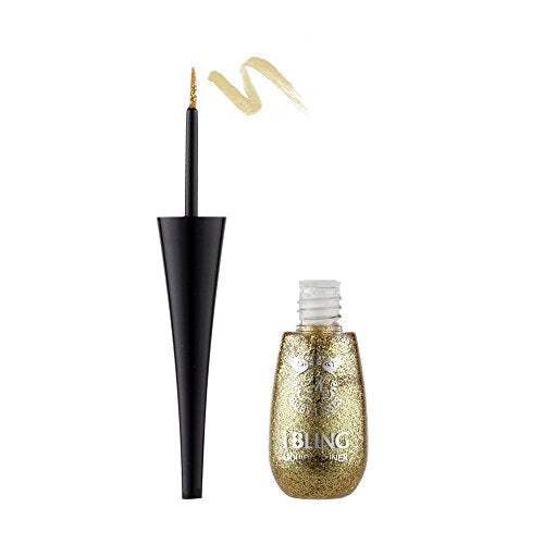 Ruby Kisses Bling Glitter Eyeliner, Glitz N' Gold - Duafe Beauty Collective