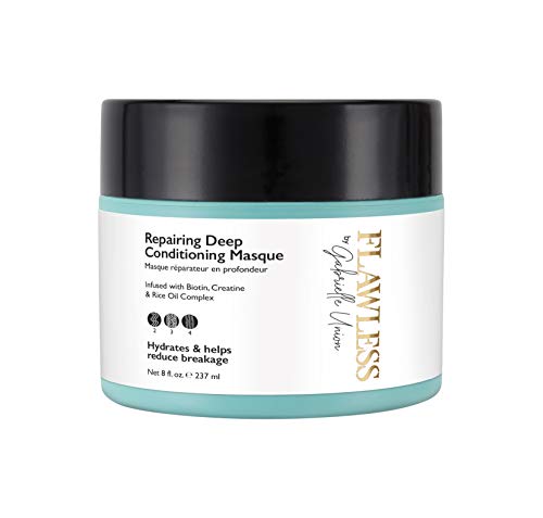 Flawless by Gabrielle Union - Repairing Deep Conditioning Hair Treatment Masque for Natural Curly and Coily Hair, 8 OZ