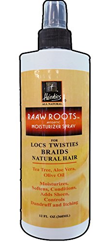 Hairobics RaawRoots Moisturizer Spray 12ounce - Duafe Beauty Collective