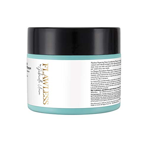 Flawless by Gabrielle Union - Repairing Deep Conditioning Hair Treatment Masque for Natural Curly and Coily Hair, 8 OZ