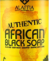 Alaffia - Authentic African Black Soap, Eucalyptus Tea Tree, 32 Ounces - Duafe Beauty Collective