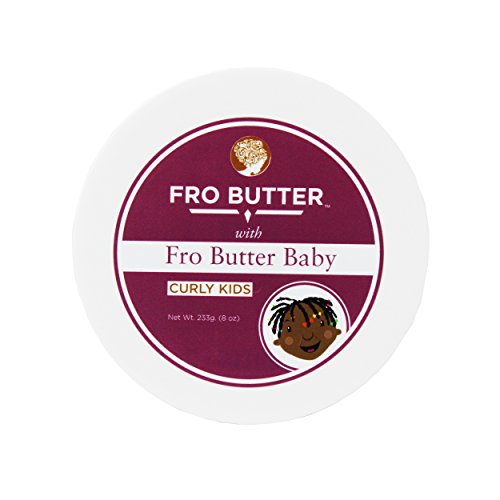 Fro Butter Baby Hair Detangler | All-Natural, Organic & Vegan Friendly | With Fro Butter & Nourishing Extracts | Stop Itching & Dandruff| Ideal For Curly Hair, Kids Of All Ages|Sulfate & Paraben-Free - Duafe Beauty Collective