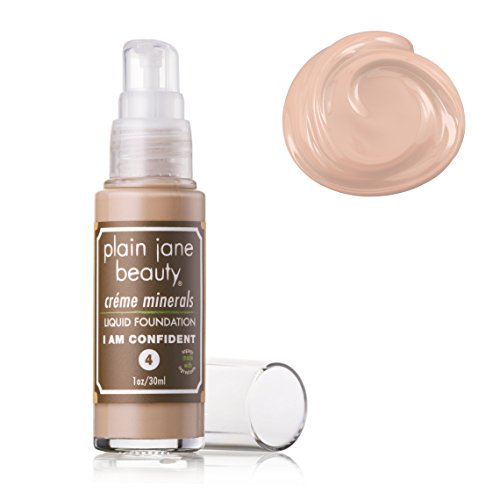 Plain Jane Beauty Creme Minerals Organic Foundation :: Vegan - Non-toxic - Makeup (I AM Confident #4) - Duafe Beauty Collective
