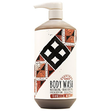 Alaffia - EveryDay Shea - Moisturizing Shea Butter Body Wash, Vanilla-Mint, 32 Ounces - Duafe Beauty Collective