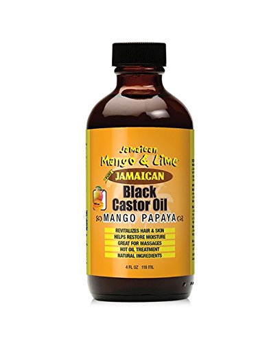 Jamaican Mango & Lime Black Castor Oil (Mango Papaya) 4oz - Duafe Beauty Collective