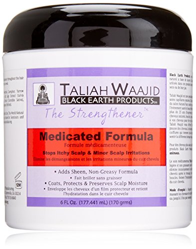Taliah Waajid Black Earth Products The Strengthener Medicated Formula, 6 Ounce - Duafe Beauty Collective