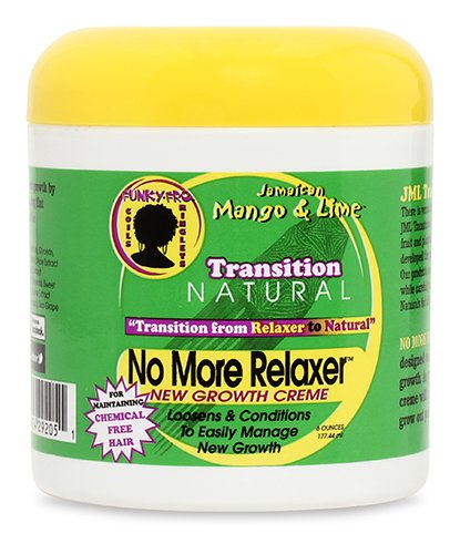 Jamaican Mango & Lime Transition Natural No More Relaxer Daily Creme, 6 Ounce - Duafe Beauty Collective