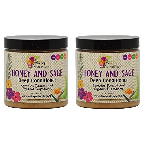 Alikay Naturals Honey and Sage Deep Conditioner 8oz "Pack of 2" - Duafe Beauty Collective