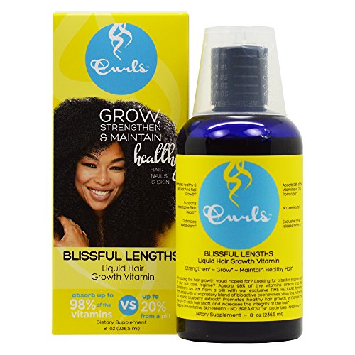 Curls Blissful Lengths Liquid Hair Growth Vitamin (8 oz.) - Duafe Beauty Collective