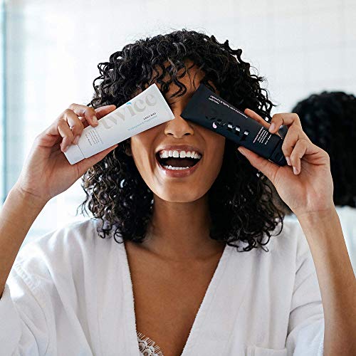 Twice Toothpaste Sensitive Teeth Whitening with Cavity Protection - SLS Free Toothpaste with Fluoride for Tooth Remineralization - (Wintergreen Peppermint + Lavender Mint Bundle) (2-Pack)
