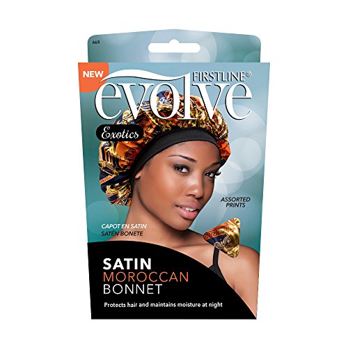 Evolve Exotics Satin Bonnet Moroccan, Assorted Prints - Duafe Beauty Collective