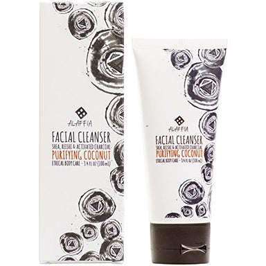 Alaffia -Coconut Reishi - Purifying Coconut Facial Cleanser, 3.4 Ounces - Duafe Beauty Collective