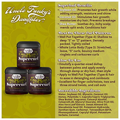 Supercurl Miracle Moisture Creme, 8 oz - Duafe Beauty Collective