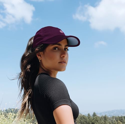 Gymwrap Pony 2.0 Sweat-Wicking Ponytail Hat for Women - Adjustable Baseball Cap for Running, Workouts, Tennis & Outdoors