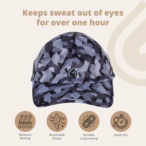 Gymwrap Pony 2.0 Sweat-Wicking Ponytail Hat for Women - Adjustable Baseball Cap for Running, Workouts, Tennis & Outdoors