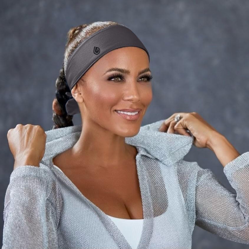 Gymwrap 2.0 by Gymwrap - Sweat-Wicking Workout Headband for Women & Men - Adjustable Headband for Sports, Running & Outdoors