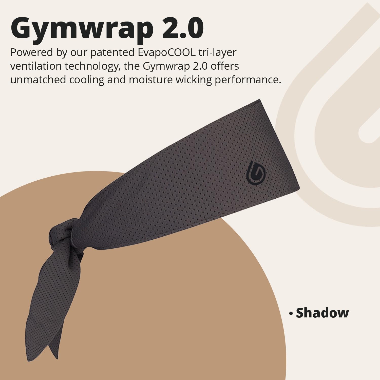 Gymwrap 2.0 by Gymwrap - Sweat-Wicking Workout Headband for Women & Men - Adjustable Headband for Sports, Running & Outdoors