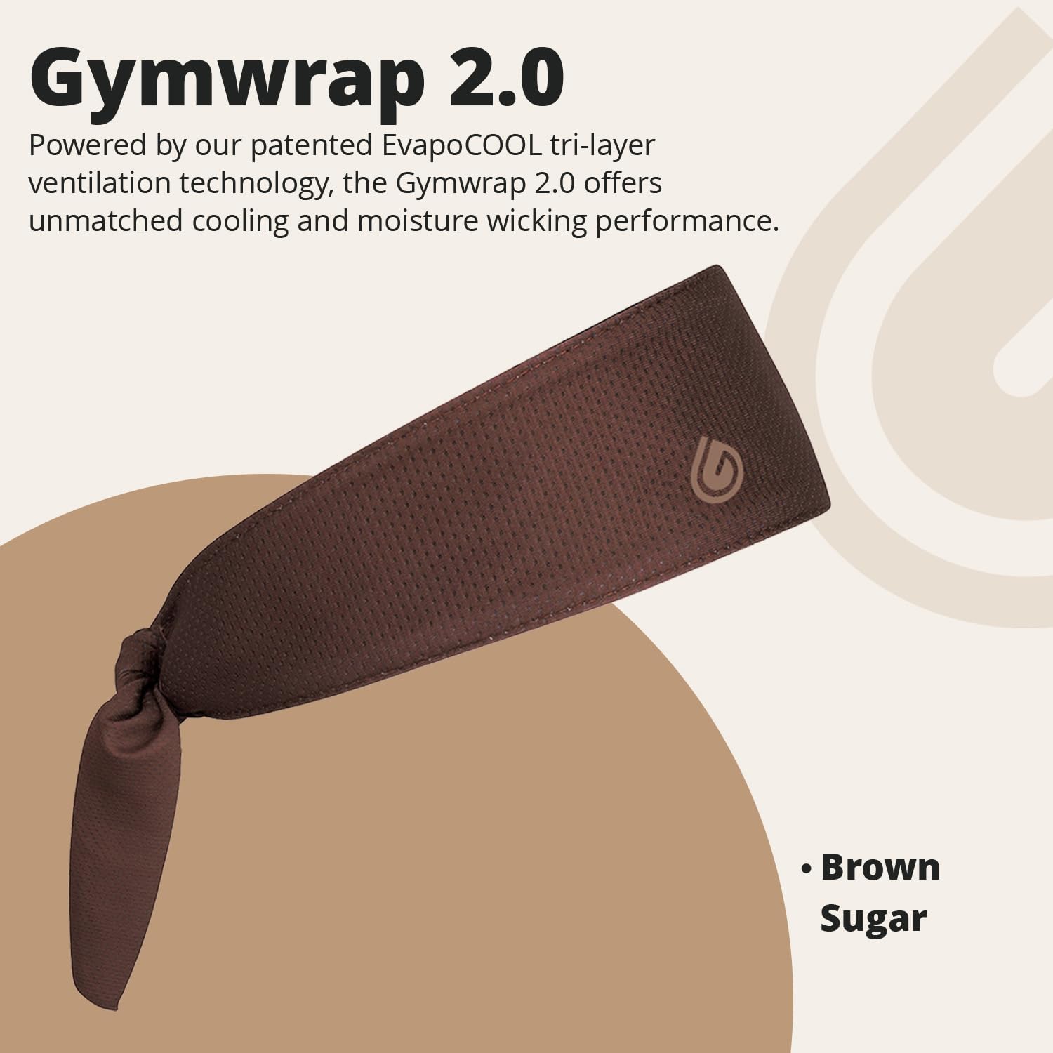 Gymwrap 2.0 by Gymwrap - Sweat-Wicking Workout Headband for Women & Men - Adjustable Headband for Sports, Running & Outdoors