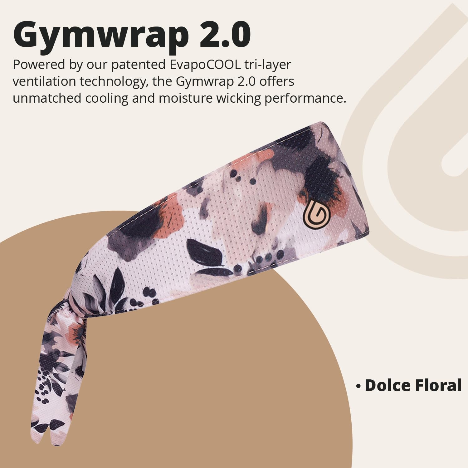 Gymwrap 2.0 by Gymwrap - Sweat-Wicking Workout Headband for Women & Men - Adjustable Headband for Sports, Running & Outdoors