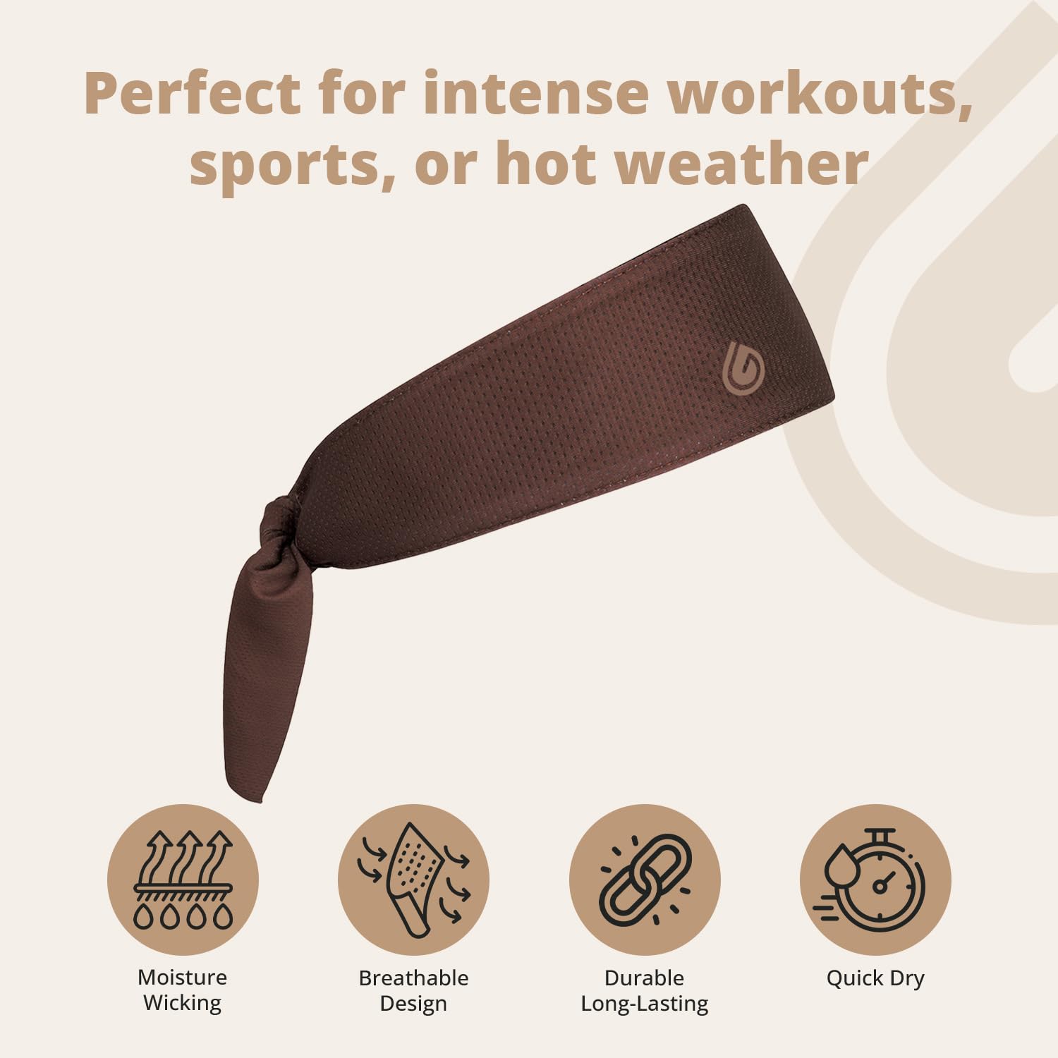 Gymwrap 2.0 by Gymwrap - Sweat-Wicking Workout Headband for Women & Men - Adjustable Headband for Sports, Running & Outdoors