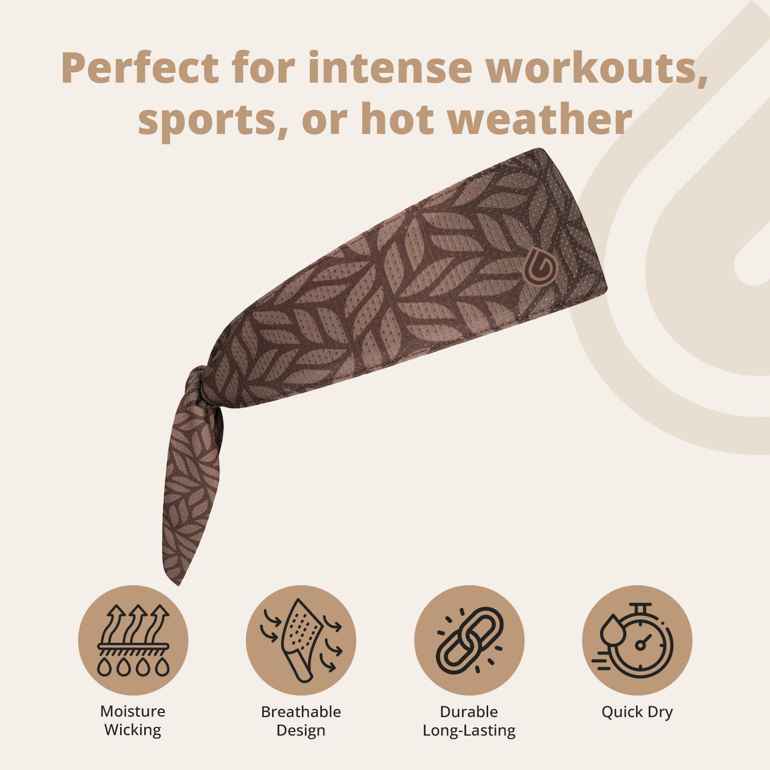 Gymwrap 2.0 by Gymwrap - Sweat-Wicking Workout Headband for Women & Men - Adjustable Headband for Sports, Running & Outdoors