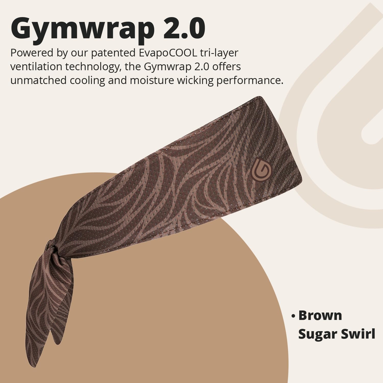 Gymwrap 2.0 by Gymwrap - Sweat-Wicking Workout Headband for Women & Men - Adjustable Headband for Sports, Running & Outdoors