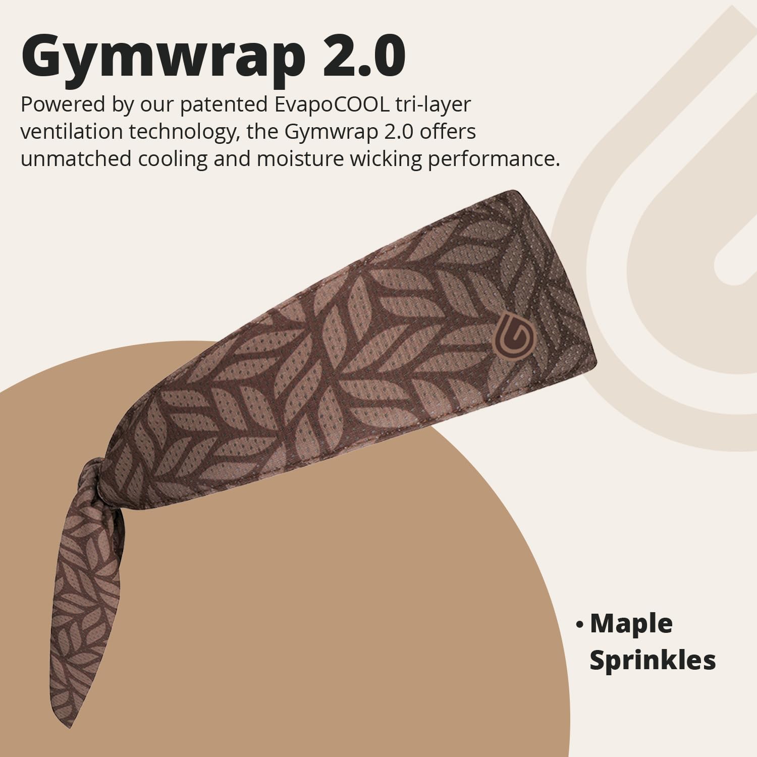 Gymwrap 2.0 by Gymwrap - Sweat-Wicking Workout Headband for Women & Men - Adjustable Headband for Sports, Running & Outdoors