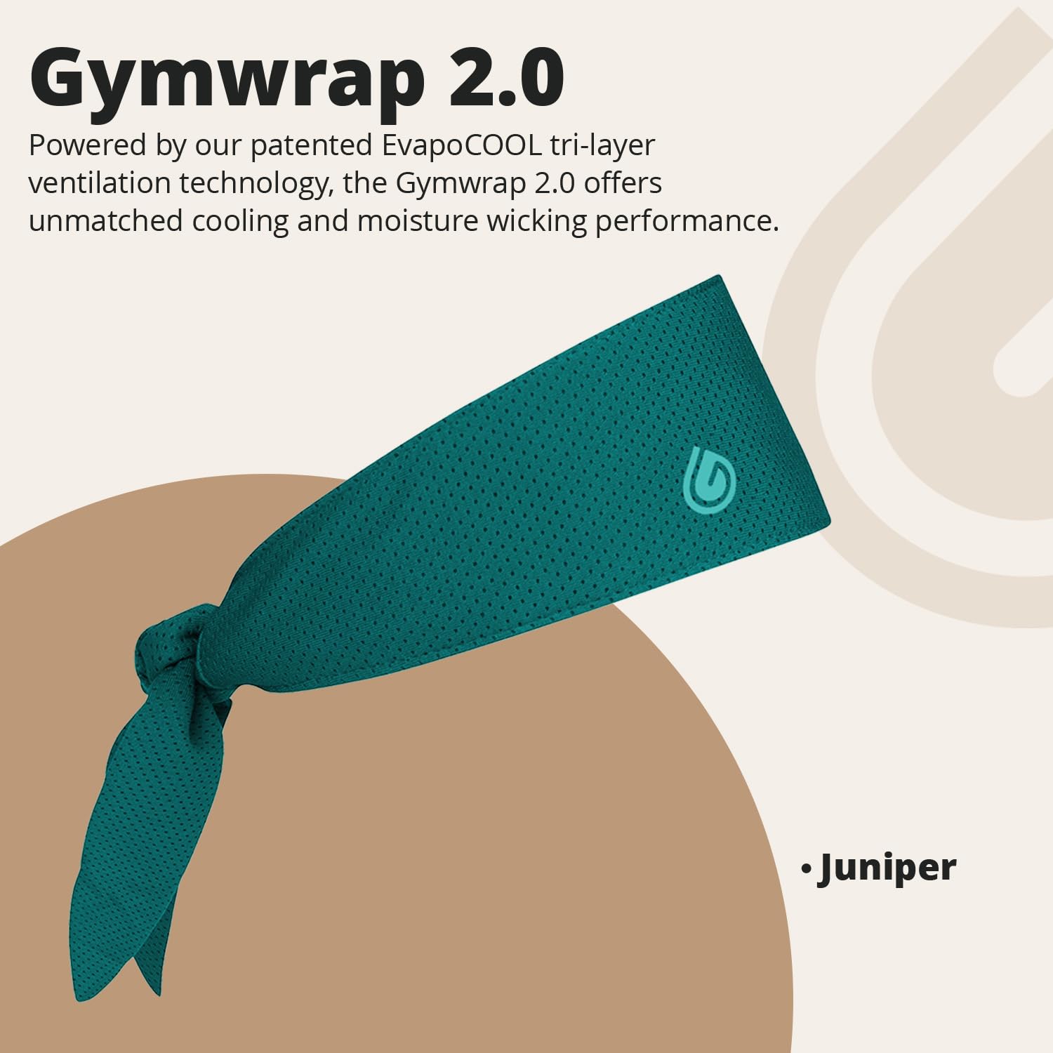 Gymwrap 2.0 by Gymwrap - Sweat-Wicking Workout Headband for Women & Men - Adjustable Headband for Sports, Running & Outdoors