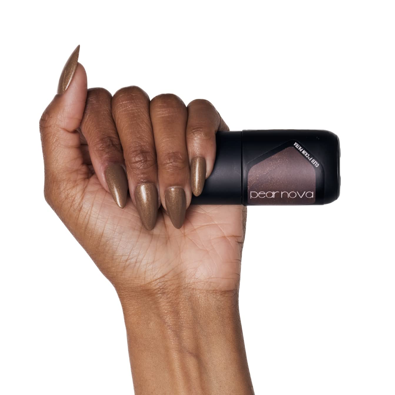 Pear Nova Gel Nail Lacquer | 10 Free and Cruelty Free, Luxury Vegan Nail Polish, Soak Off Gel UV/LED Nail Lamp Gel Nail Polish, Manicure and Pedicure DIY at Home or Salon 15ml (Cleo Patra)