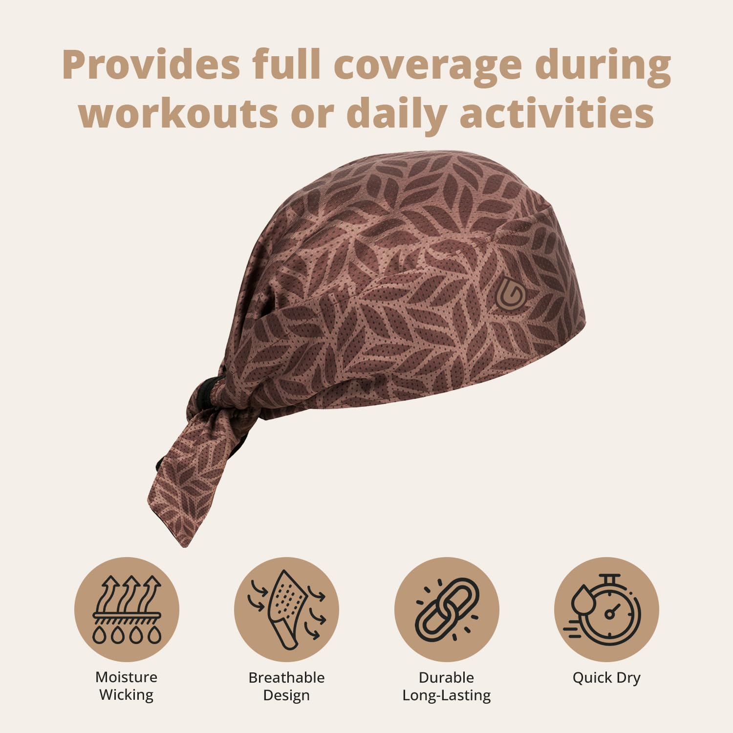 Full Triangle 2.0, Tri-Layer EvapoCOOL Ventilation Technology, Adjustable Tie Full Coverage Bandana, Moisture-Wicking, Cooling Headwrap
