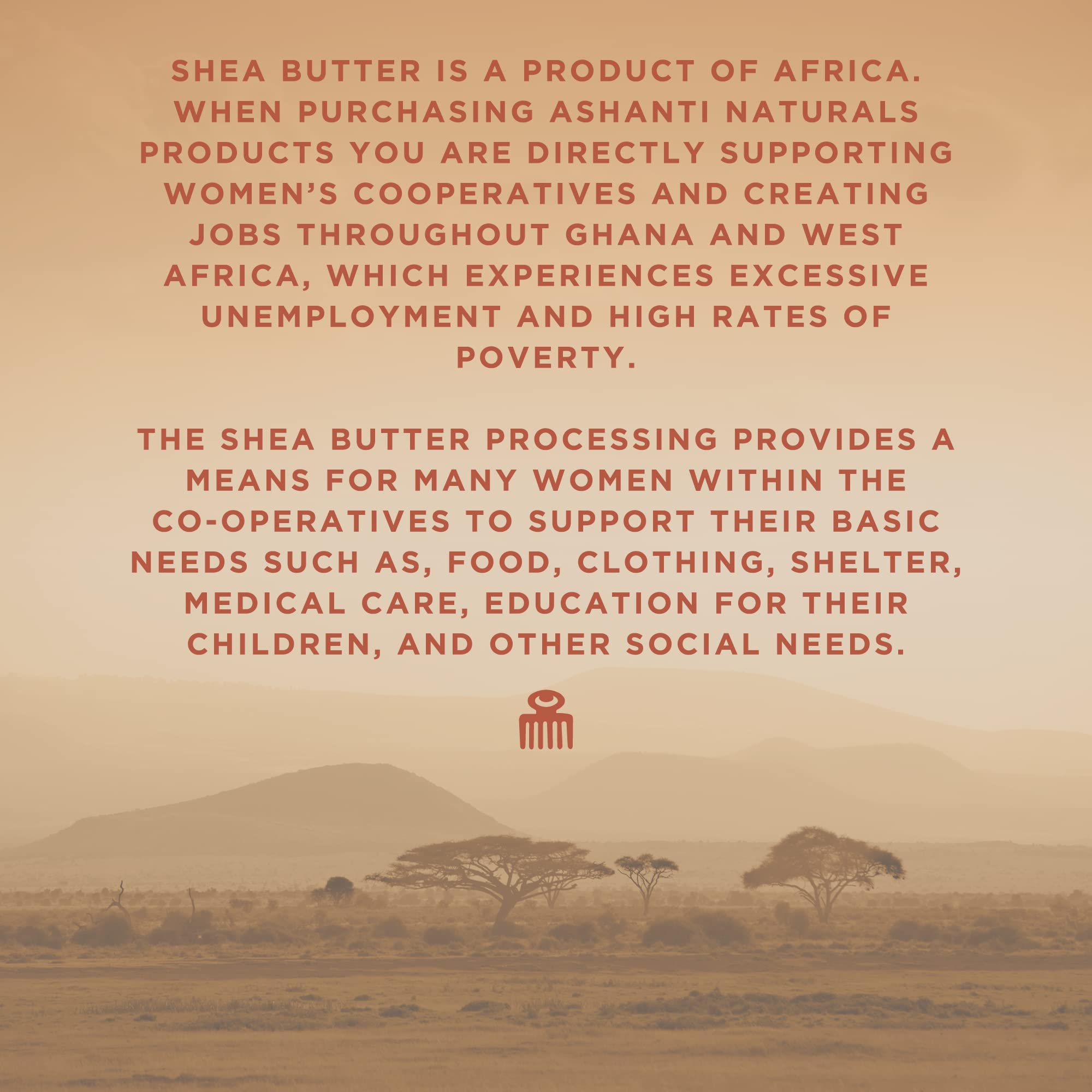 Ashanti Naturals Yellow Raw Shea Butter | Unrefined African Shea Butter | Creamy Moisturizer for Easy Application - 15 oz