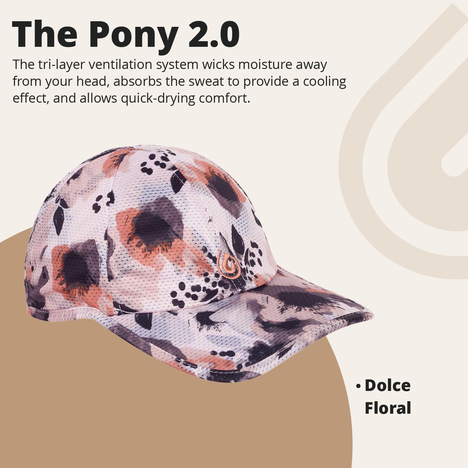 Gymwrap Pony 2.0 Sweat-Wicking Ponytail Hat for Women - Adjustable Baseball Cap for Running, Workouts, Tennis & Outdoors