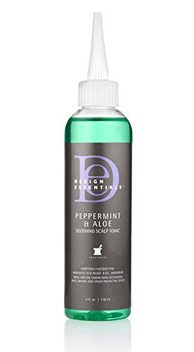 Design Essentials Peppermint & Aloe Soothing Scalp & Skin Tonic for  Instant Itch Relief from Scalp Irritation-4oz. - Duafe Beauty Collective