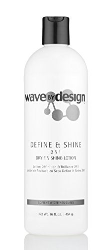Design Essentials 2-N-1 Dry Finishing Lotion to Restore, Define & Revitalize Waves, Curls, and Texturized Styles -Wave By Design Collection, 16oz. - Duafe Beauty Collective