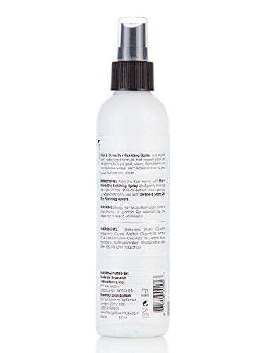 Design Essentials Mist & Shine Dry Finishing Mist for Extra Body, Volume, & Shine-Wave By Design Collection, 8oz. - Duafe Beauty Collective