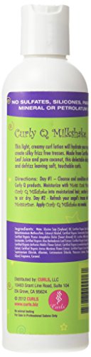 Curls Curly Q Milkshake Light Curl Styling Lotion, 8-Ounce Bottle - Duafe Beauty Collective