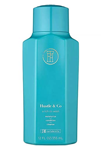 TPH By Taraji Hustle & Co Co Wash Conditioner 12 Fl Oz! Infused with Shea Butter, Olive and Sage Oils! Ultra Creamy And Suds-Free Conditioning Cleanser! Moisturize, Condition and Cleanse Hair!