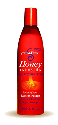 Strong Ends Honey Infusion with Shea Butter Hydrating Super Reconstructor, 1 Fluid Ounce - Duafe Beauty Collective