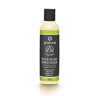 Gnatural Alpha Club 4 Men Black Beard Moisturizer with Argan Oil, (Shea Butter) and other Natural Emollients, Extracts and Vitamins - Shaving Products for Men - Softens and Conditions Bread - Duafe Beauty Collective