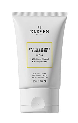 EleVen by Venus Williams - On-The-Defense Natural Sunscreen SPF 30 | 100% Sheer Mineral Broad Spectrum (1.7 fl oz | 50 ml)