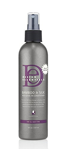 Design Essentials Bamboo & Silk HCO Strengthening Leave-In Conditioner, Blow-Dry Protection Hair Sealant for All Hair Types-8oz. - Duafe Beauty Collective