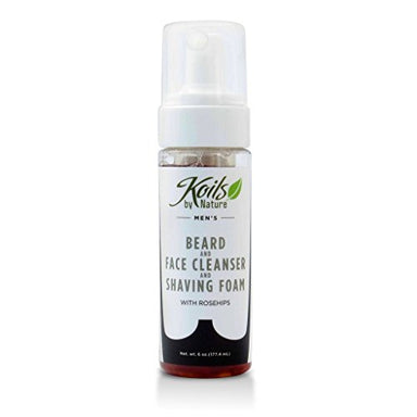 Koils by Nature Beard Face Cleanser Foam, 6 Fluid Ounce - Duafe Beauty Collective