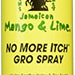Jamaican Mango & Lime No More Itch Gro Spray, 8 Ounce - Duafe Beauty Collective