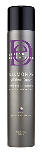 Design Essentials Diamonds Oil Sheen Lightweight Intense Shine Spray for a Professional Bouncy, Silky Finish-10oz. - Duafe Beauty Collective