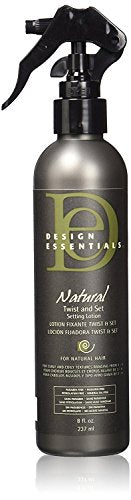 Design Essentials Natural Twist & Set Quick-Dry Setting Lotion w/Strengthening Vitamins & Proteins-Almond & Avocado Collection, 8oz. - Duafe Beauty Collective